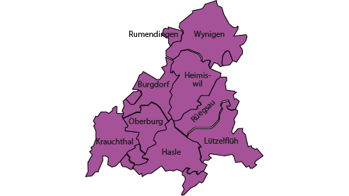 Verteilungsgebiet Anzeiger Burgdorf