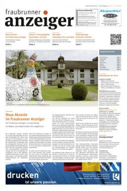 Titelseite Fraubrunner Anzeiger